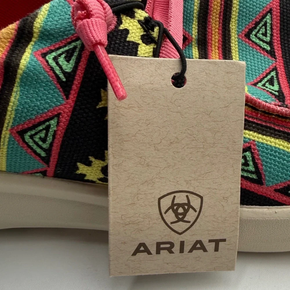 Ariat Hilo Retro Clovis Slip On Shoes Women's 6.5 B Multicolor Aztec NWT